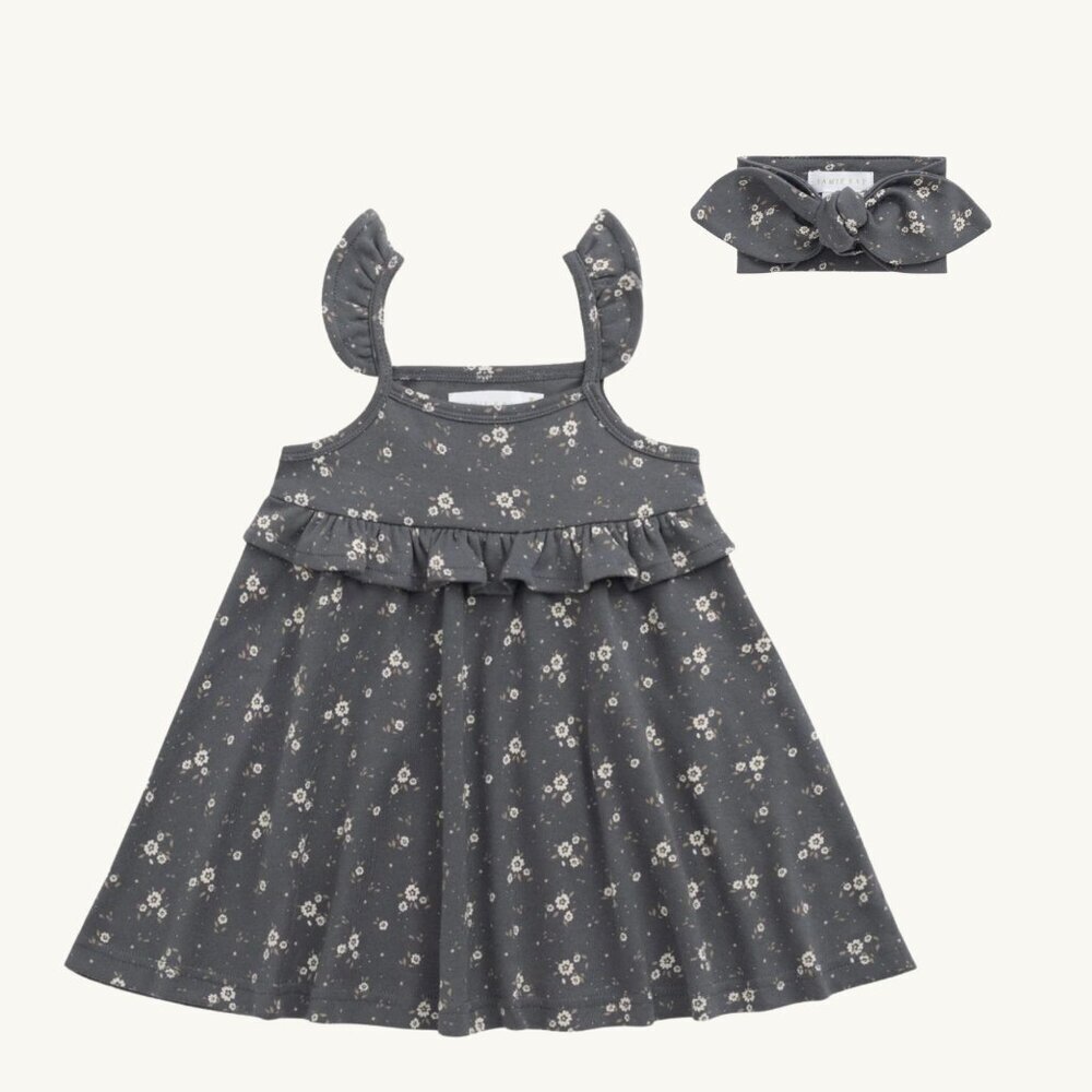 NWT - Jamie Kay Lulu Bloom Lava dress and matching headband​​